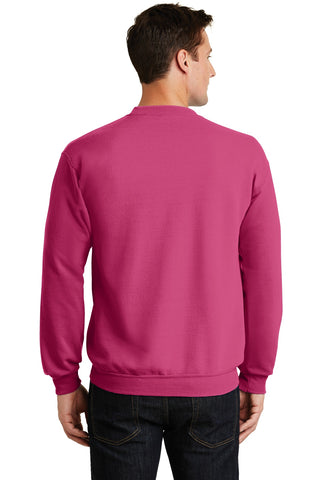 Port & Company Core Fleece Crewneck Sweatshirt (Sangria)