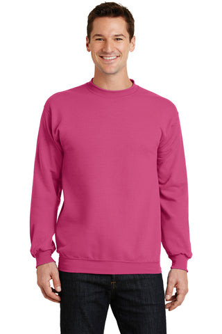 Port & Company Core Fleece Crewneck Sweatshirt (Sangria)