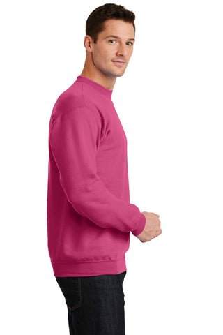 Port & Company Core Fleece Crewneck Sweatshirt (Sangria)