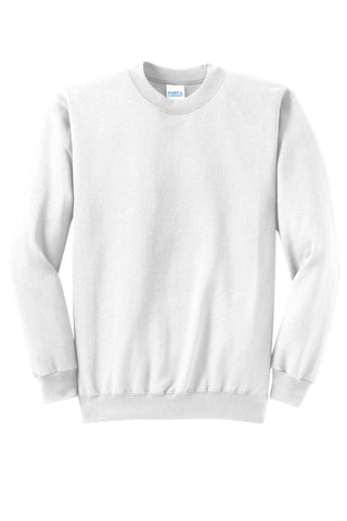 Port & Company Core Fleece Crewneck Sweatshirt (White)