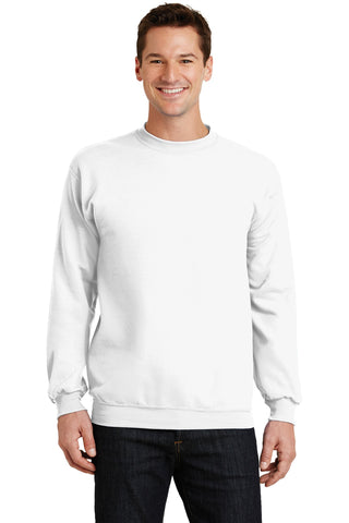 Port & Company Core Fleece Crewneck Sweatshirt (White)