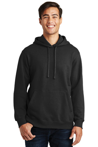Port & Company Fan Favorite Fleece Pullover Hooded Sweatshirt (Jet Black)