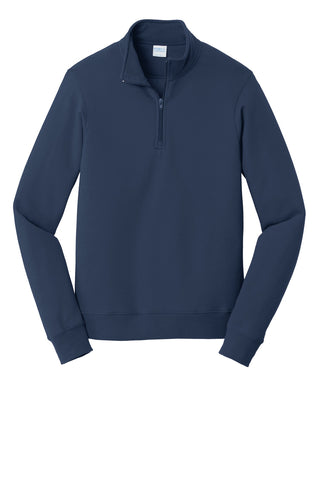 Port & Company Fan Favorite Fleece 1/4-Zip Pullover Sweatshirt (Team Navy)