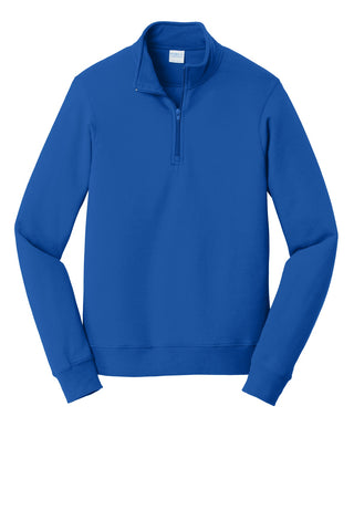 Port & Company Fan Favorite Fleece 1/4-Zip Pullover Sweatshirt (True Royal)