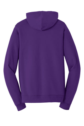 Port & Company Fan Favorite Fleece Full-Zip Hooded Sweatshirt (Team Purple)