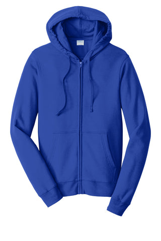 Port & Company Fan Favorite Fleece Full-Zip Hooded Sweatshirt (True Royal)