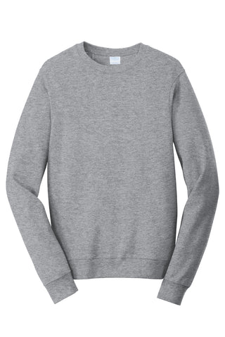 Port & Company Fan Favorite Fleece Crewneck Sweatshirt (Athletic Heather)