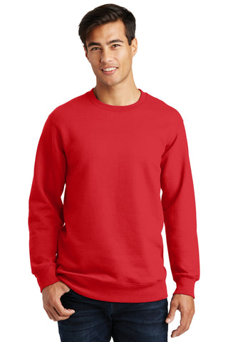 Port & Company Fan Favorite Fleece Crewneck Sweatshirt (Bright Red)