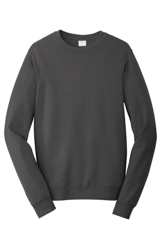 Port & Company Fan Favorite Fleece Crewneck Sweatshirt (Charcoal)