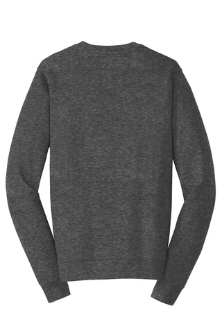 Port & Company Fan Favorite Fleece Crewneck Sweatshirt (Dark Heather Grey)