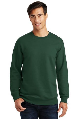 Port & Company Fan Favorite Fleece Crewneck Sweatshirt (Forest Green)