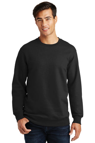 Port & Company Fan Favorite Fleece Crewneck Sweatshirt (Jet Black)