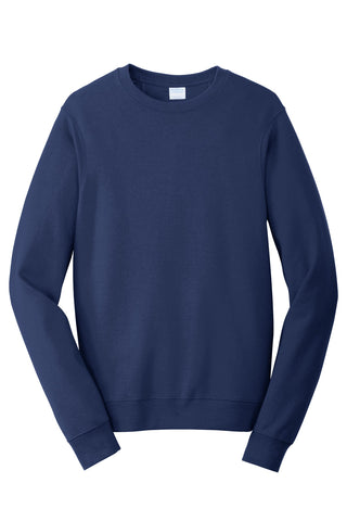 Port & Company Fan Favorite Fleece Crewneck Sweatshirt (Team Navy)