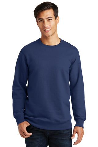 Port & Company Fan Favorite Fleece Crewneck Sweatshirt (Team Navy)