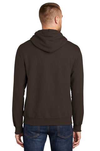 Port & Company Tall Essential Fleece Pullover Hooded Sweatshirt (Dark Chocolate Brown)