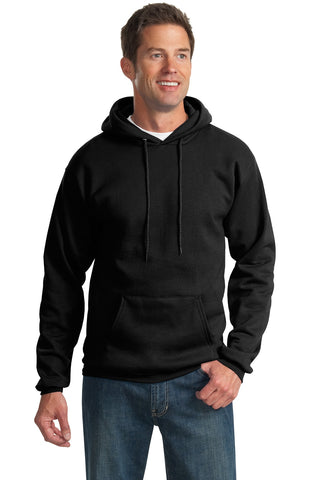 Port & Company Essential Fleece Pullover Hooded Sweatshirt (Jet Black)