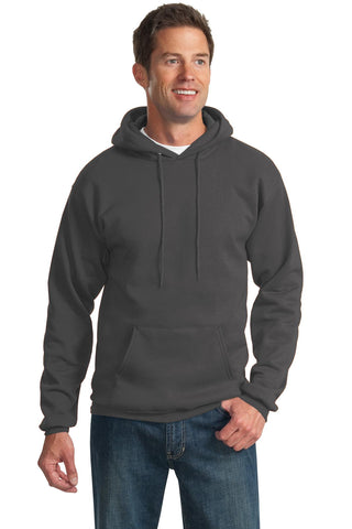 Port & Company Tall Essential Fleece Pullover Hooded Sweatshirt (Charcoal)