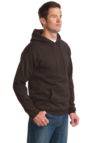 Port & Company Tall Essential Fleece Pullover Hooded Sweatshirt (Dark Chocolate Brown)