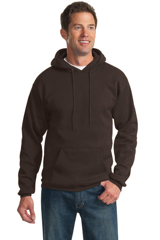 Port & Company Tall Essential Fleece Pullover Hooded Sweatshirt (Dark Chocolate Brown)