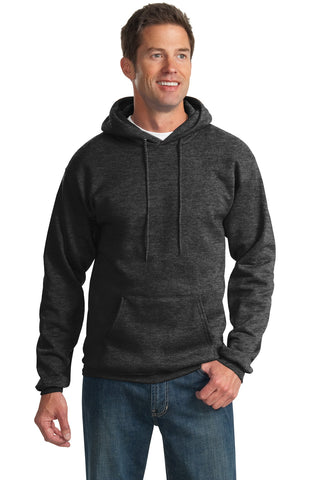 Port & Company Essential Fleece Pullover Hooded Sweatshirt (Dark Heather Grey)