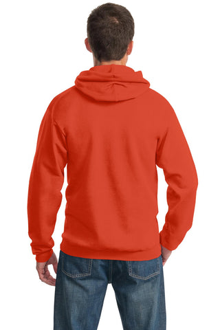 Port & Company Essential Fleece Pullover Hooded Sweatshirt (Orange)