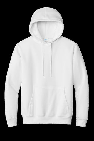 Port & Company Essential Fleece Pullover Hooded Sweatshirt (White)