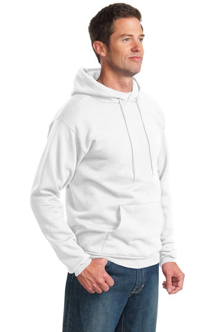 Port & Company Essential Fleece Pullover Hooded Sweatshirt (White)