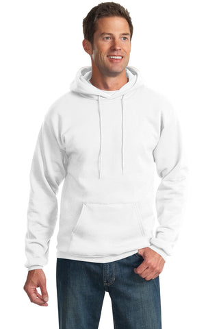 Port & Company Essential Fleece Pullover Hooded Sweatshirt (White)