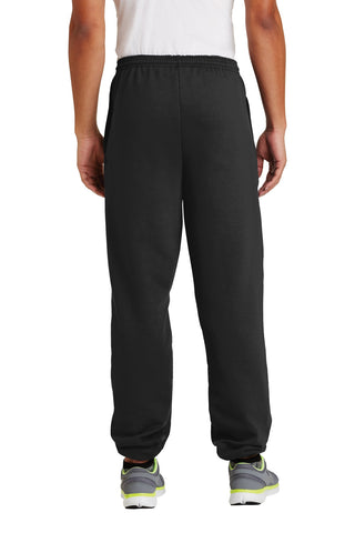 Port & Company Essential Fleece Sweatpant with Pockets (Jet Black)