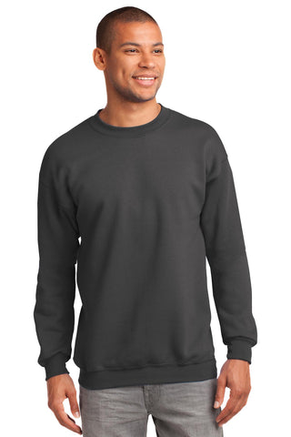 Port & Company Tall Essential Fleece Crewneck Sweatshirt (Charcoal)