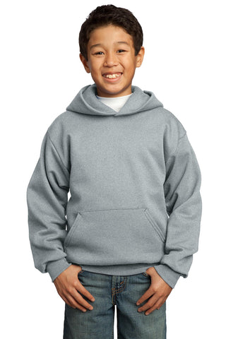 Port & Company Youth Core Fleece Pullover Hooded Sweatshirt (Athletic Heather)