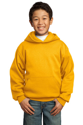 Port & Company Youth Core Fleece Pullover Hooded Sweatshirt (Gold)