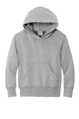 Port & Company Youth Core Fleece Pullover Hooded Sweatshirt (Ash)