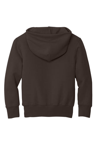 Port & Company Youth Core Fleece Pullover Hooded Sweatshirt (Dark Chocolate Brown)