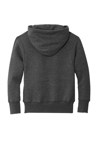 Port & Company Youth Core Fleece Pullover Hooded Sweatshirt (Dark Heather Grey)