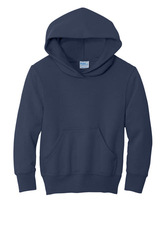 Port & Company Youth Core Fleece Pullover Hooded Sweatshirt (Navy)