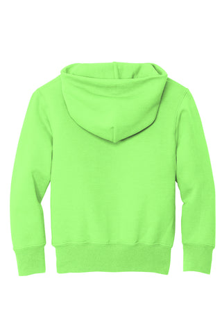 Port & Company Youth Core Fleece Pullover Hooded Sweatshirt (Neon Green)