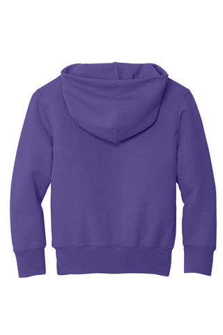 Port & Company Youth Core Fleece Pullover Hooded Sweatshirt (Purple)