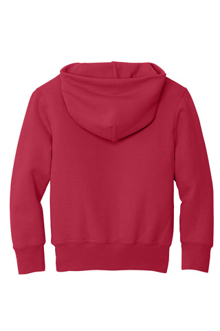 Port & Company Youth Core Fleece Pullover Hooded Sweatshirt (Red)