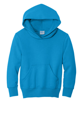 Port & Company Youth Core Fleece Pullover Hooded Sweatshirt (Sapphire)