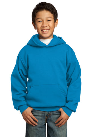 Port & Company Youth Core Fleece Pullover Hooded Sweatshirt (Sapphire)