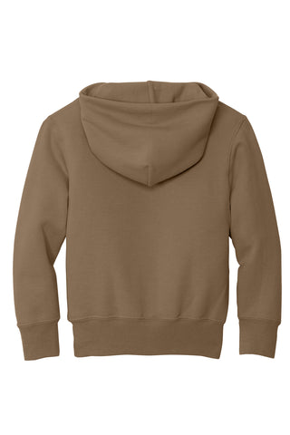 Port & Company Youth Core Fleece Pullover Hooded Sweatshirt (Woodland Brown)