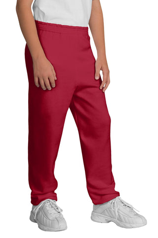 Port & Company Youth Core Fleece Sweatpant (Red)