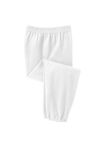 Port & Company Youth Core Fleece Sweatpant (White)