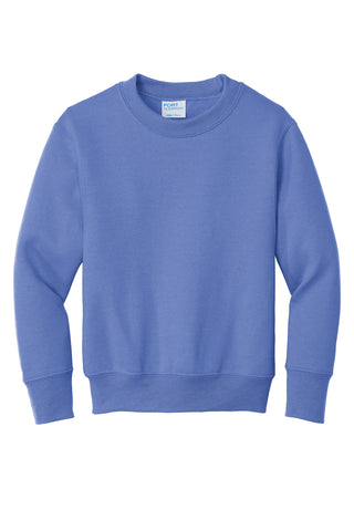 Port & Company Youth Core Fleece Crewneck Sweatshirt (Carolina Blue)