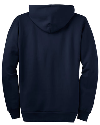 Port & Company Essential Fleece Full-Zip Hooded Sweatshirt (Navy)