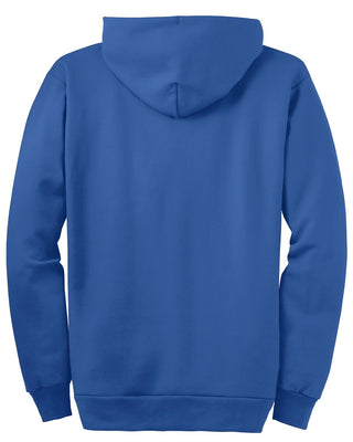 Port & Company Tall Essential Fleece Full-Zip Hooded Sweatshirt (Royal)