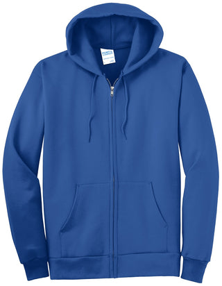 Port & Company Tall Essential Fleece Full-Zip Hooded Sweatshirt (Royal)