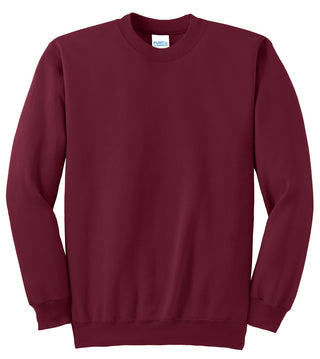 Port & Company Essential Fleece Crewneck Sweatshirt (Cardinal)