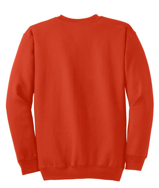 Port & Company Essential Fleece Crewneck Sweatshirt (Orange)